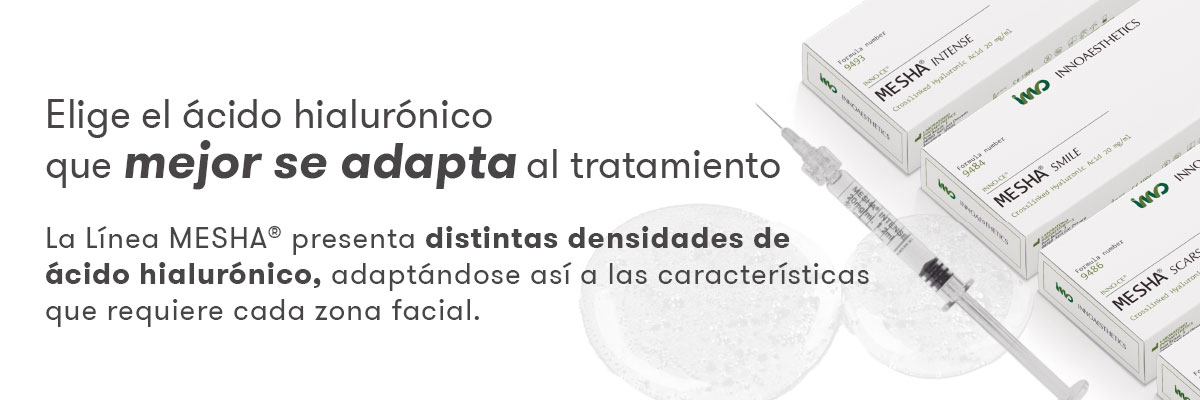 Estética odontológica con ácido hialurónico Mesha