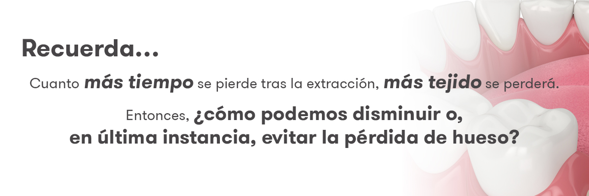 Extracción de la pieza dental y rog