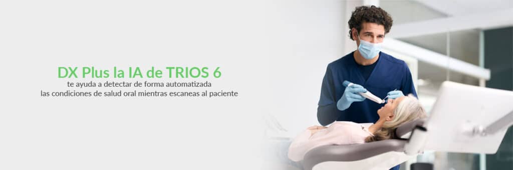 Blog Diagnóstico dental con inteligencia artificial así funciona Dx Plus con TRIOS 6 para pacientes
