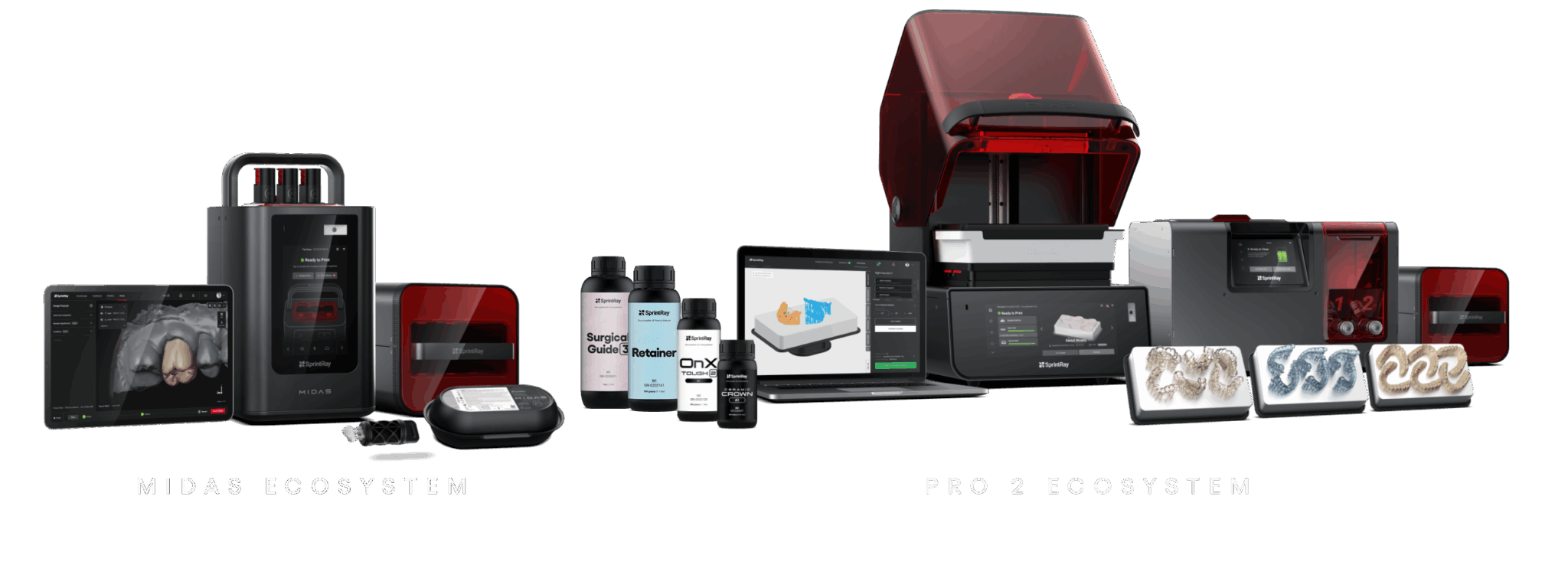 Ecosistema SprintRay Flujo Digital Completa Alpha-Bio Iberia