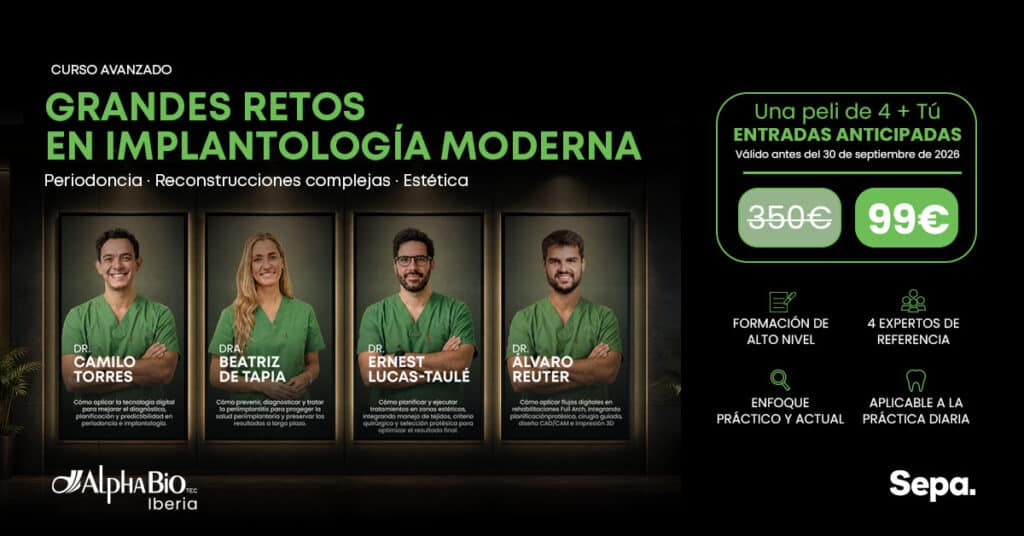 Grandes retos en implantología moderna cursos sepa