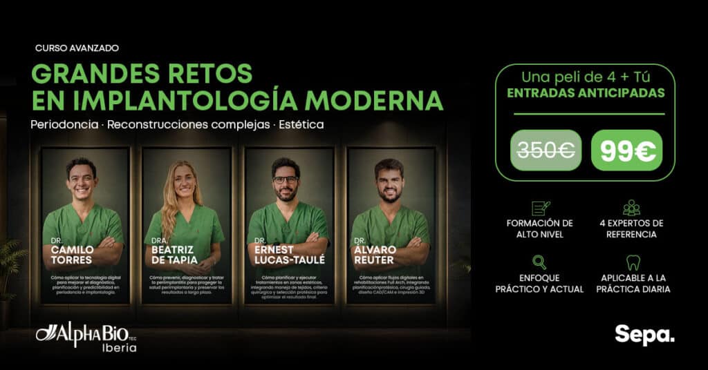 Formación en grandes retos de la implantología moderna en Kinépolis
