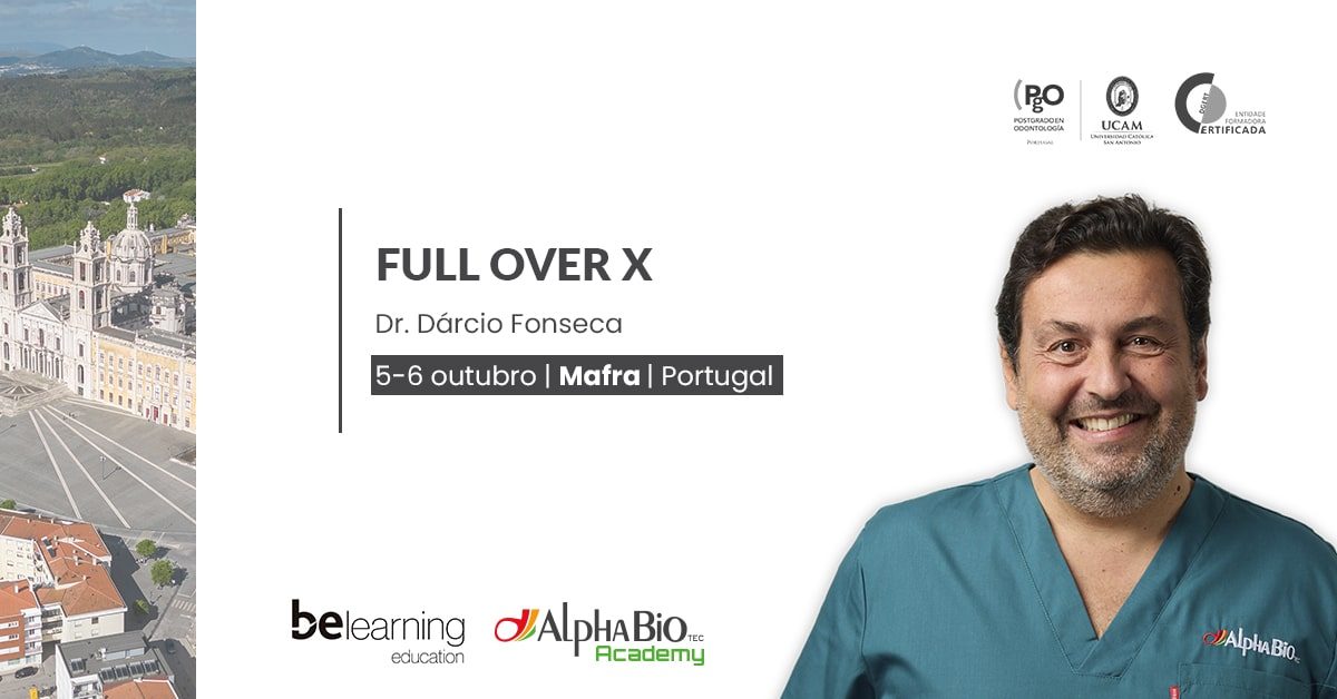 Curso Full Over X con el Dr. Dárcio Fonseca en Belearning Education destacada pt