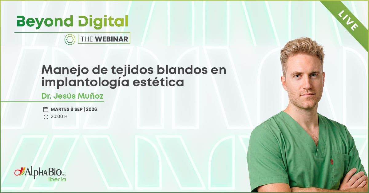 Webinar: Manejo de tejidos blandos en implantología estética Dr. Jesús Muñoz destacada